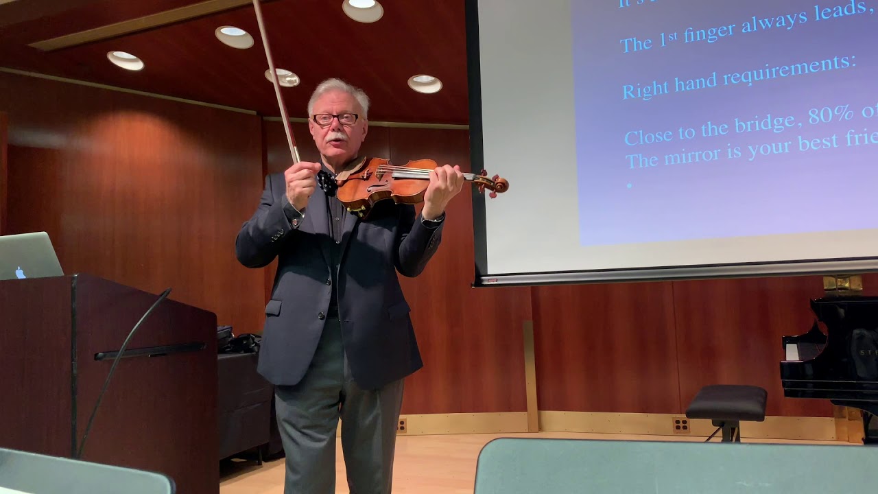 Octave double stops: slow shifting exercise - Kurt Sassmannshaus