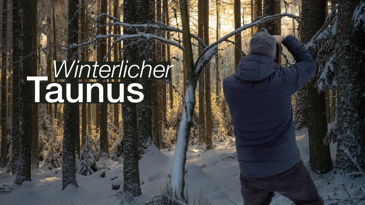 Sonnenaufgang im winterlichen Taunus | Landschaftsfotografie