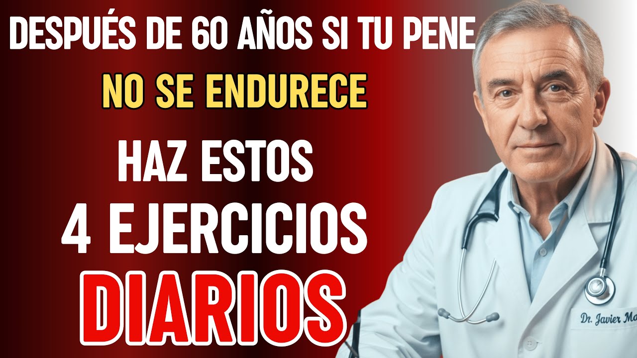 Urólogo revela 4 ejercicios que mejorarán tu erección y función sexual después de los 60 años