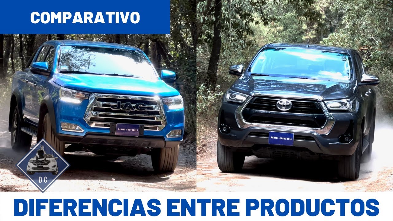 JAC Frison T8 y Toyota Hilux Diésel AT - Diferencias entre pickups | Daniel Chavarría