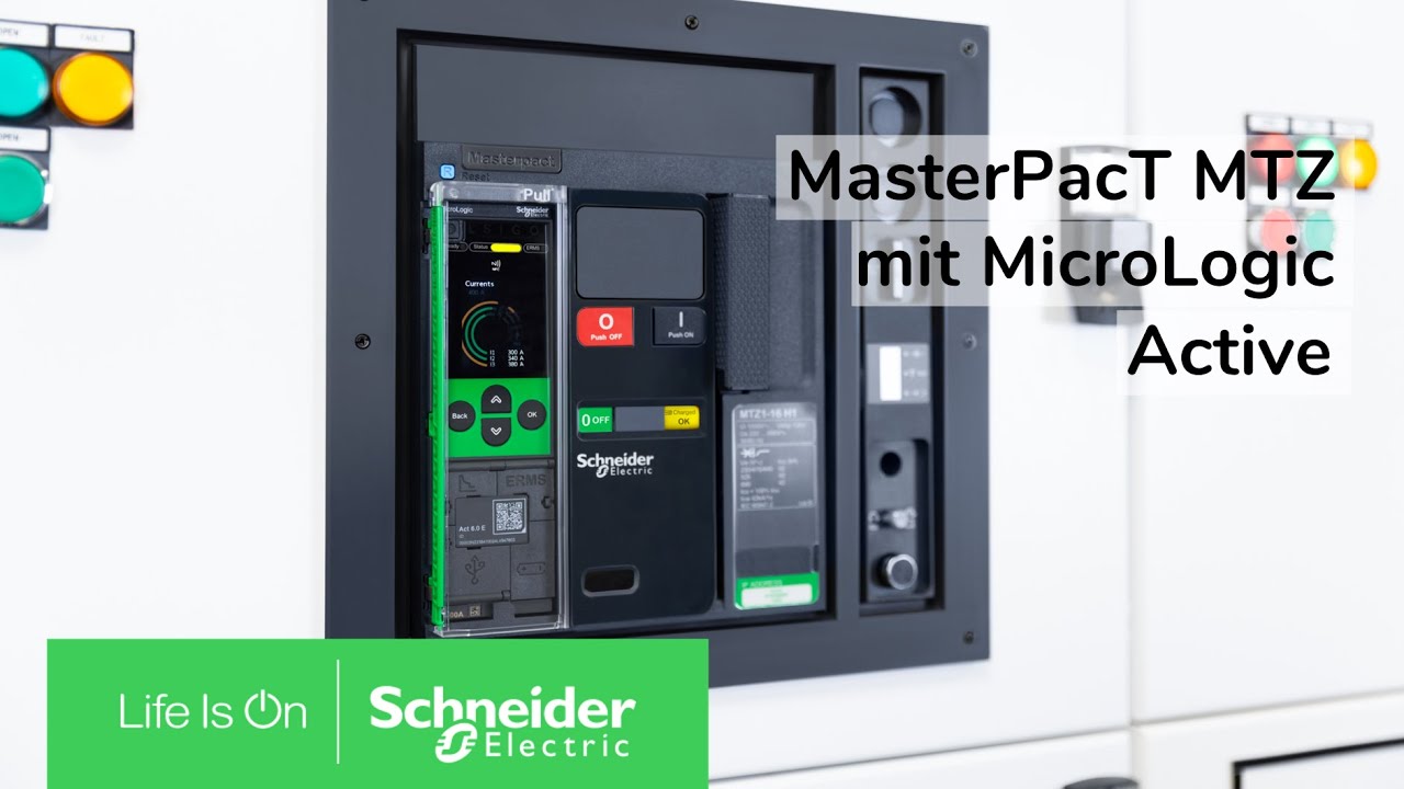 MasterPacT MTZ mit MicroLogic Active - offener Leistungsschalter | Schneider Electric