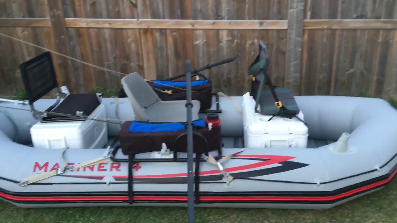 Intex Mariner 4 Modifications Inflatable Drift Boat, Fly Fishing