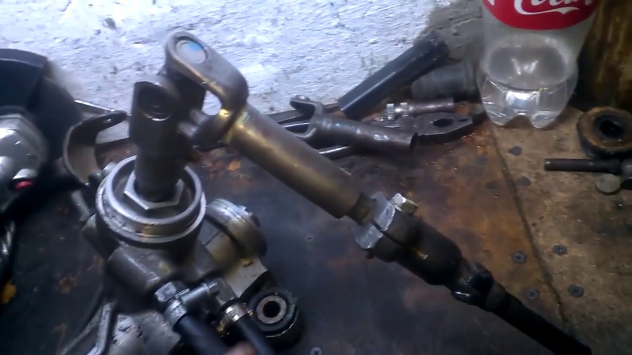 2 часть. Уставнока рейки ГУР вместо ЭУР Corolla 2003 NZE121