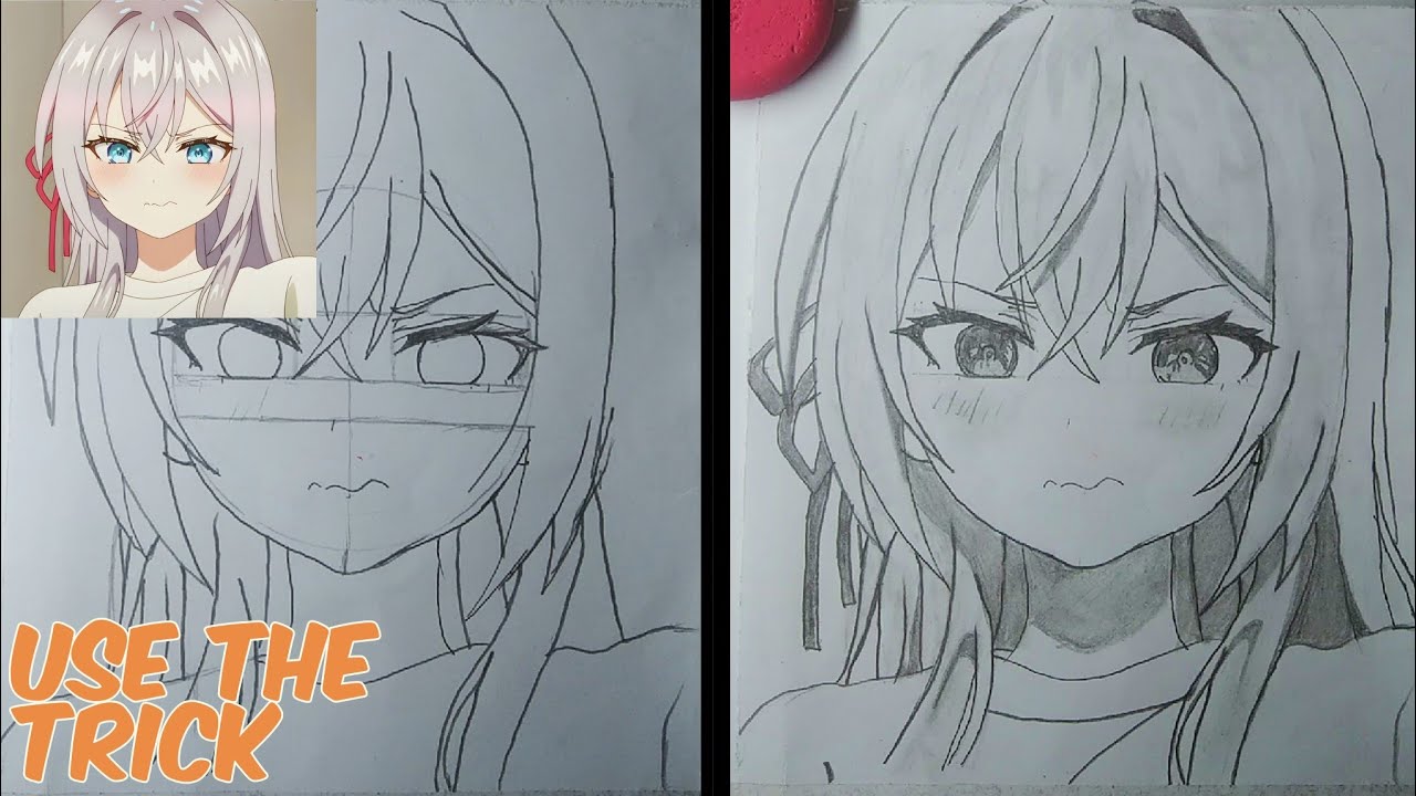 How to draw Alya | Alya Sometimes Hides Her Feelings in Russian | Alya drawing tutorial step by step