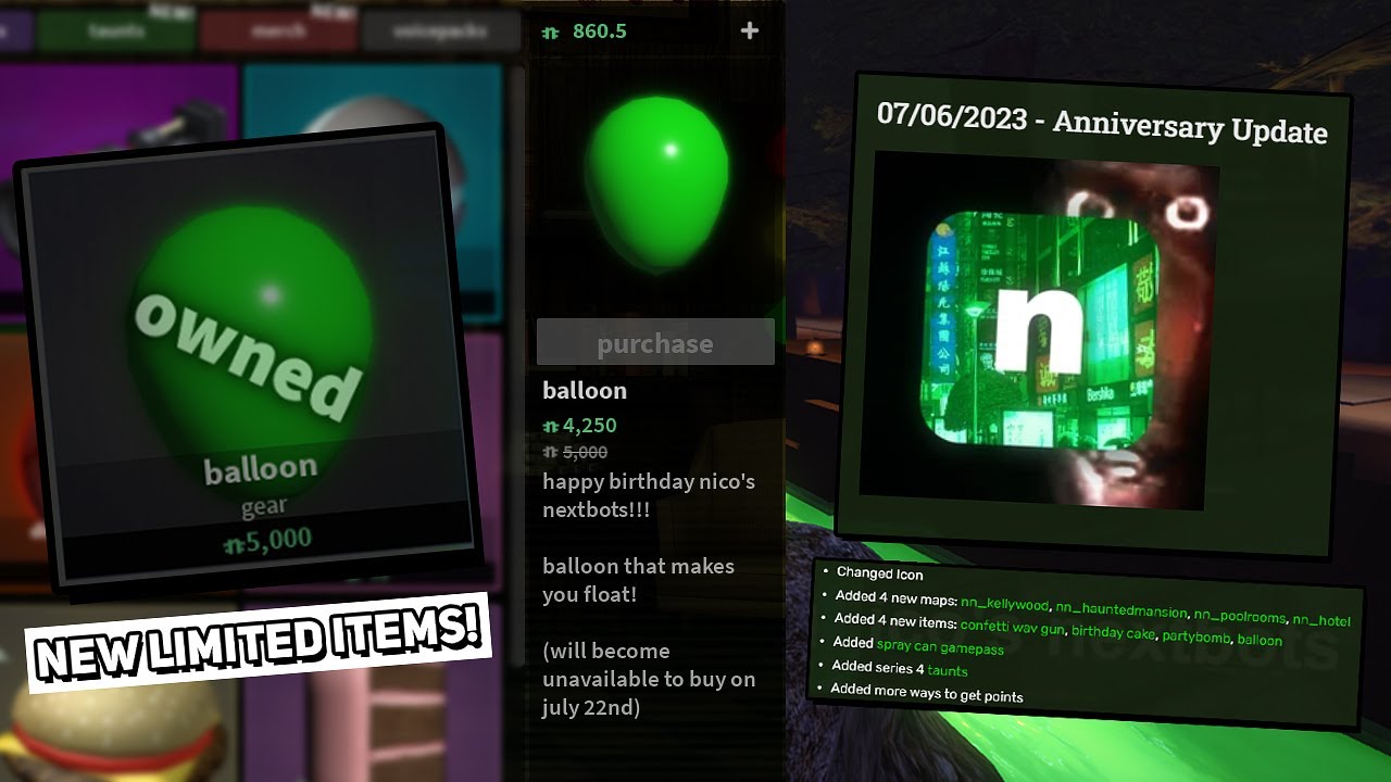 NICO'S NEXTBOTS ANNIVERSARY UPDATE REVIEW!