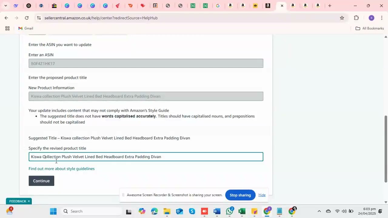 How to Change a Product Title on Amazon Seller Central Edit Your Listing Asin Update Guide Tutorial