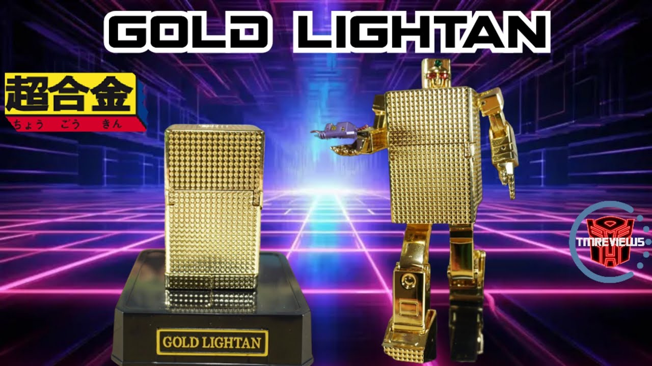 Bandai Chogokin 50th Anniversary Gold Lightan