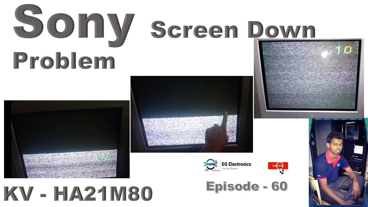 Sony CRT TV Vertical Side Problem