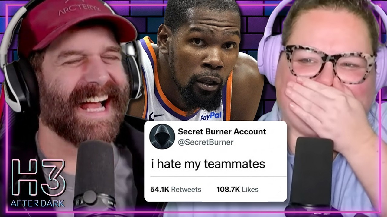 Kevin Durant Caught Sh*t Talking Teammates On Burner Account - H3 After Dark #14