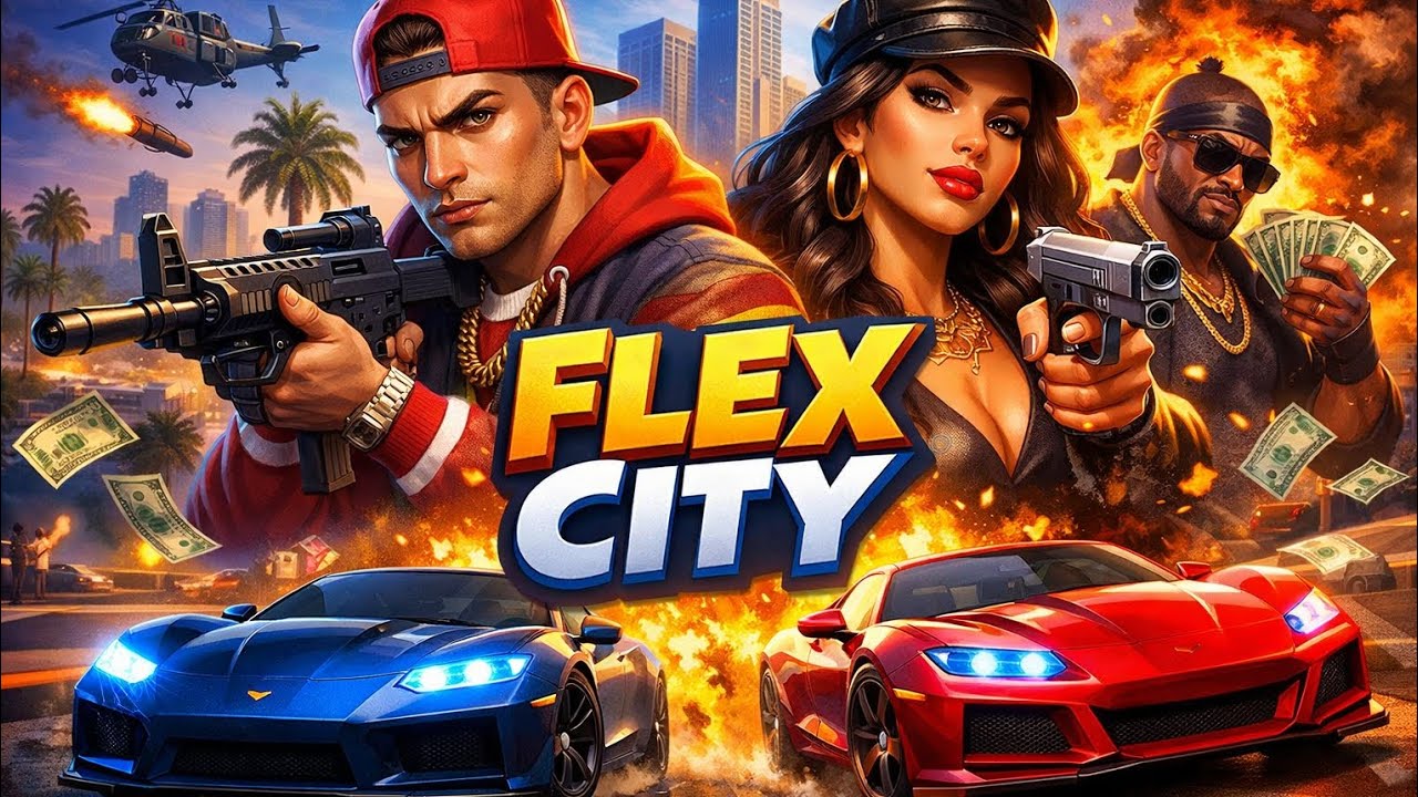 أخيرا لقينا بديل GTA فالهاتفFlex Cityعالم مفتوح خرافي 2026  اون لاين 