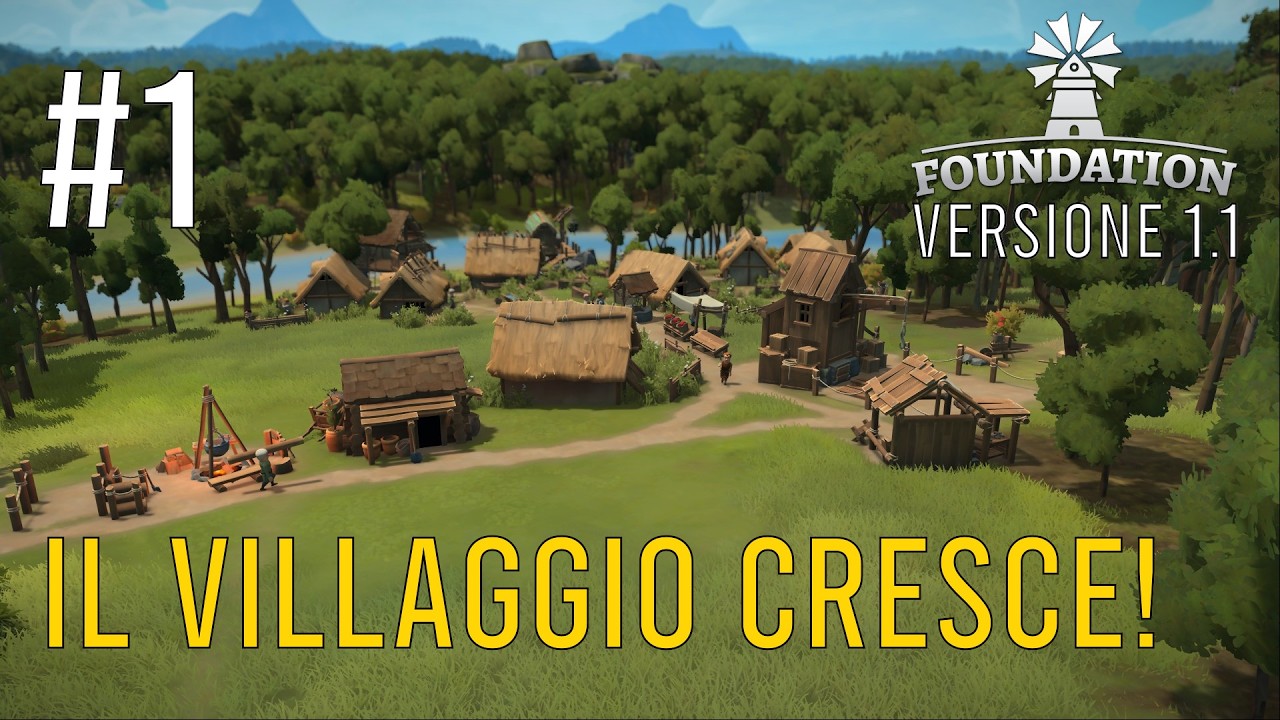 Il villaggio cresce! | Foundation | GAMEPLAY ITA #1