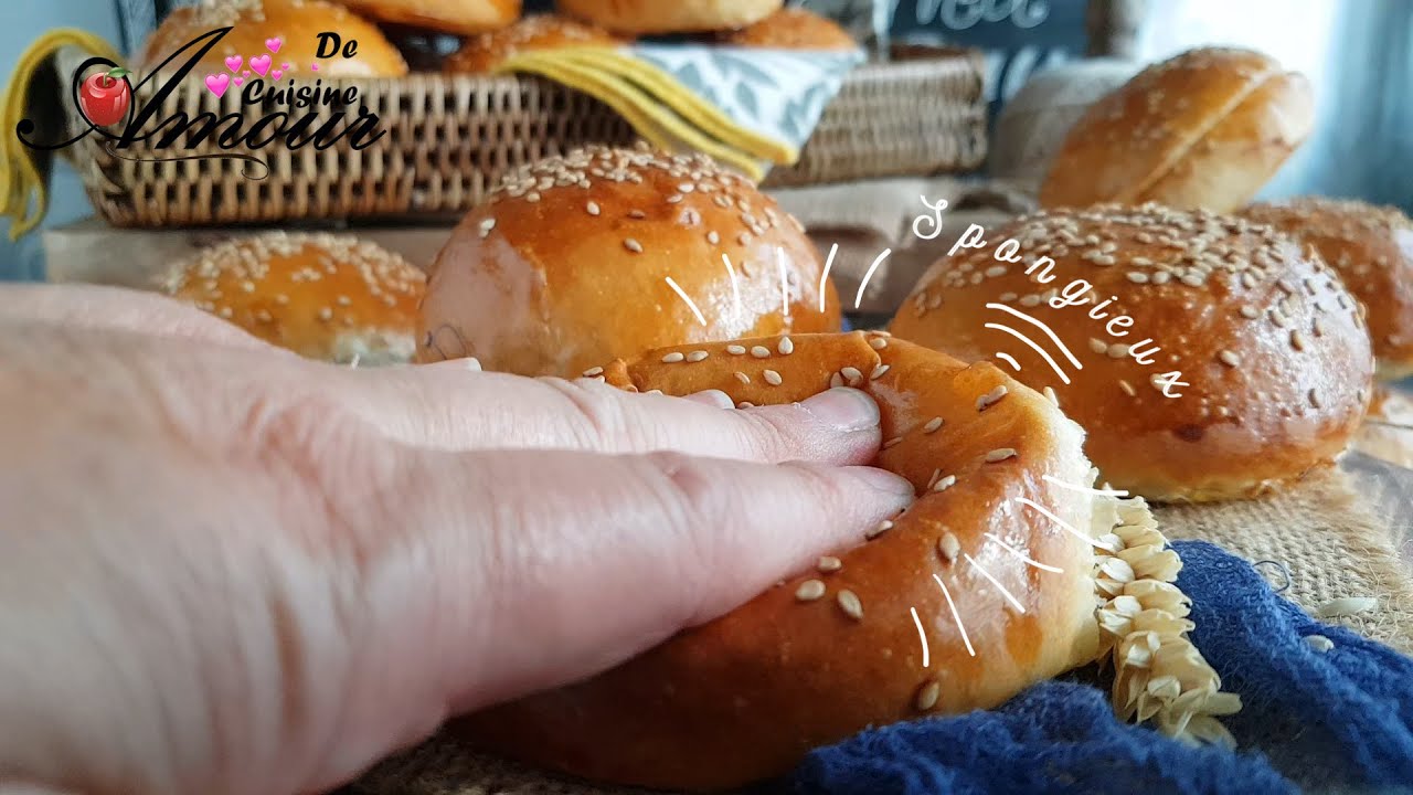 les plus moelleux et delicieux pains pour burger, une recette à adopter