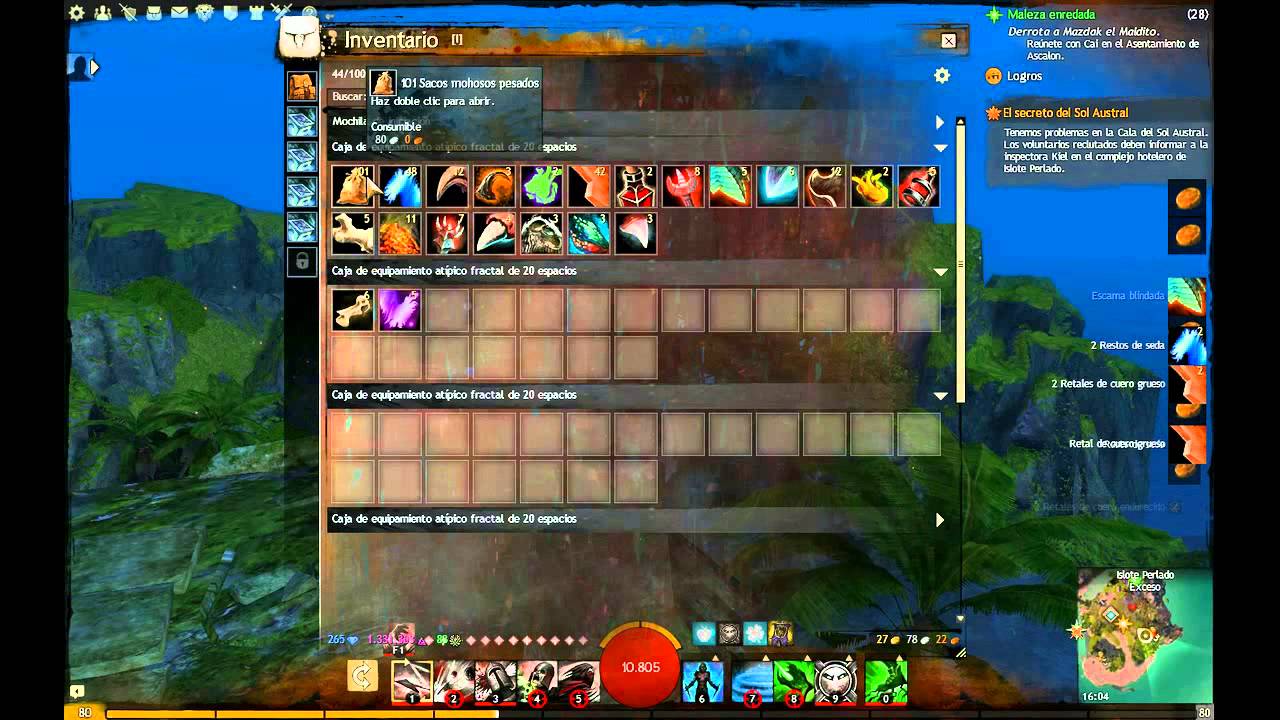 Guild Wars 2-Descubriendo 250 Sacos mohosos Pesados con Hallazgo M&aacute;gico