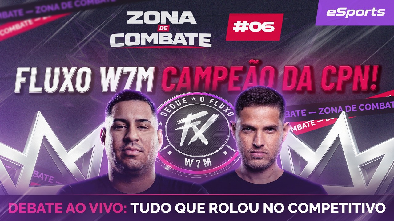 ZONA DE COMBATE #06: FLUXO W7M CAMPEÃO! MT7 MVP E O DEBATE: #RESPEITAEMULADOR