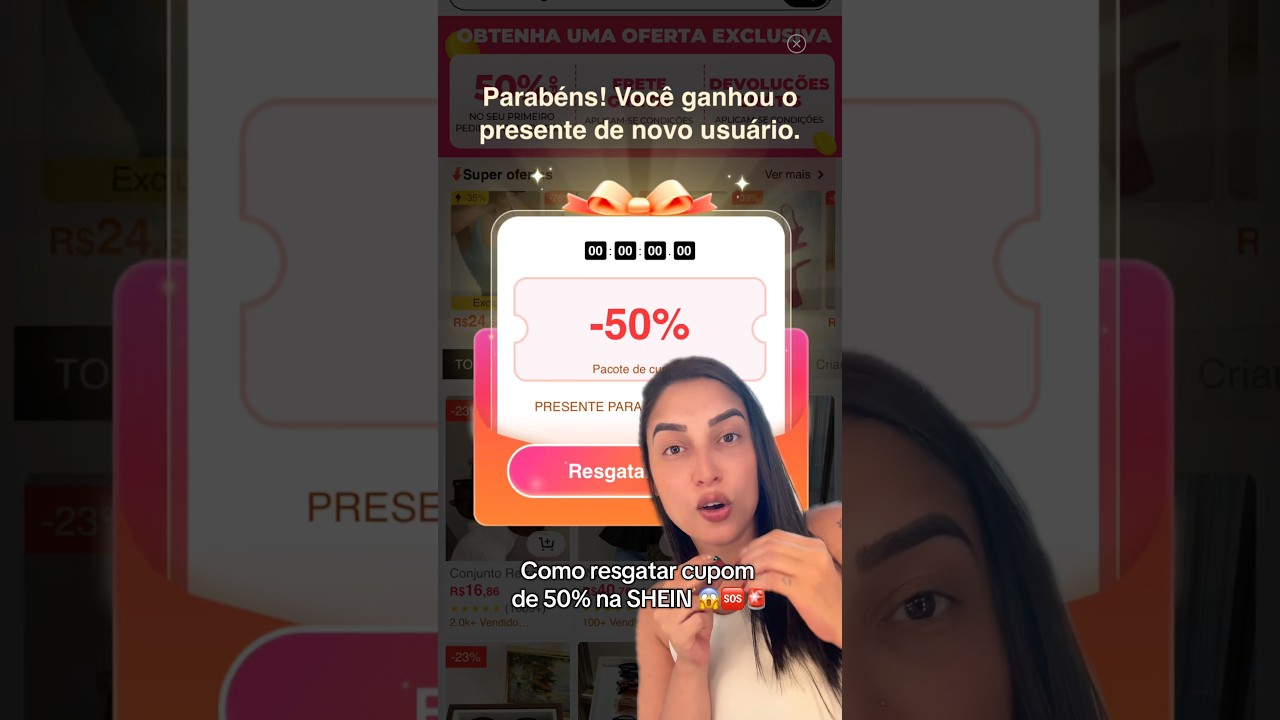 Como resgatar cupom na Shein