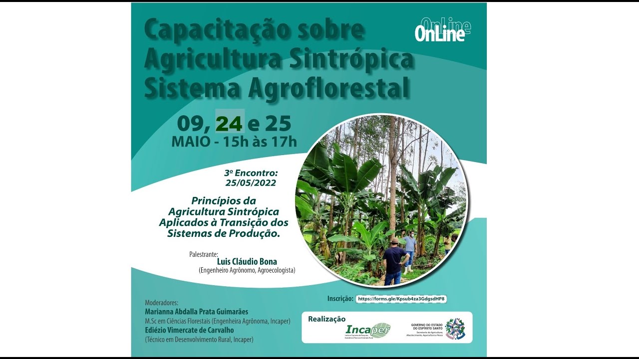 Capacitação sobre Agricultura Sintrópica - Sistema Agroflorestal (Dia 3)