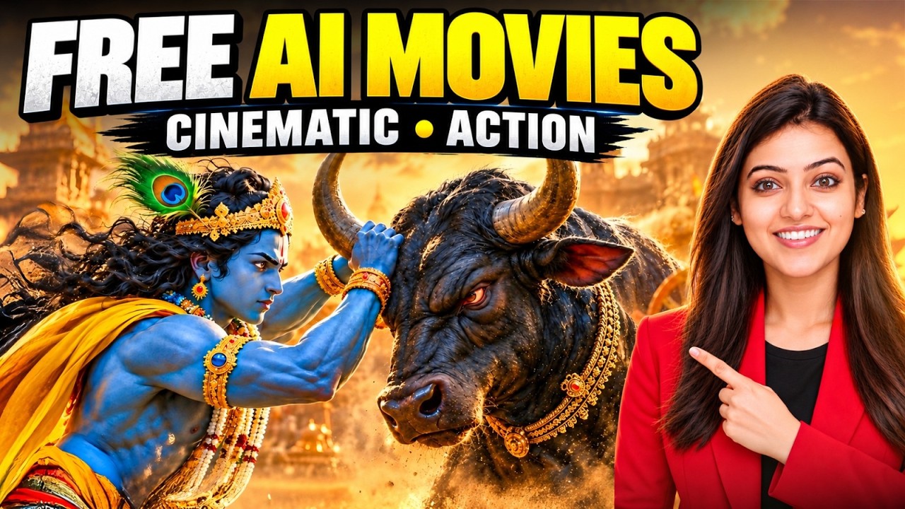 Make AI Movies FREE✨Cinematic + Realistic Sound Design🔥AI Movies Kaise Banaye✨ AI Video Kaise Banaye