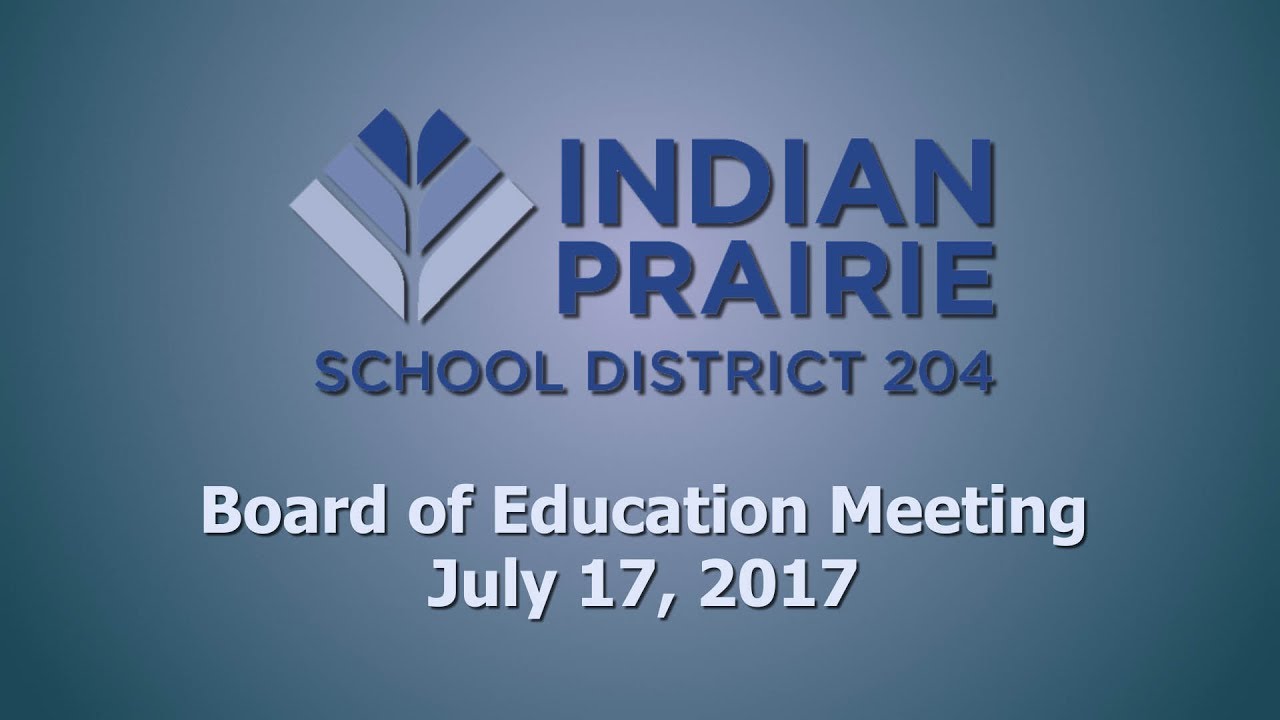 School Board Meeting 07/17/2017