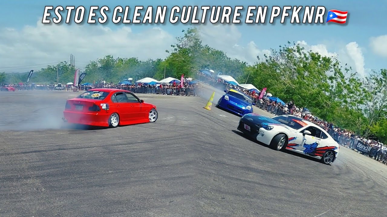 Nissan 350z V8 x FRS x E46 - Drifting en Clean Culture Puerto Rico