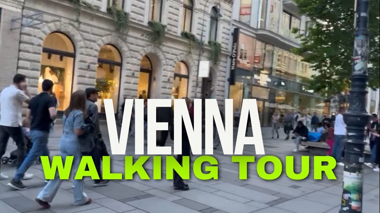 Walking through Vienna City Center Austria
