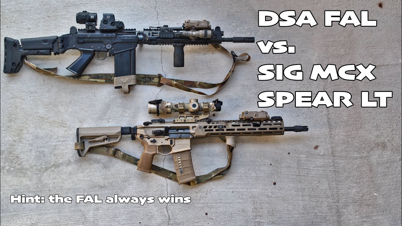 DSA Para FAL vs. SIG MCX Spear LT