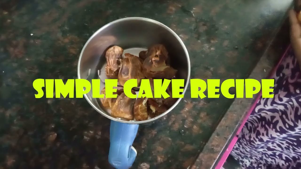 Tasty cake with eggs and nuts