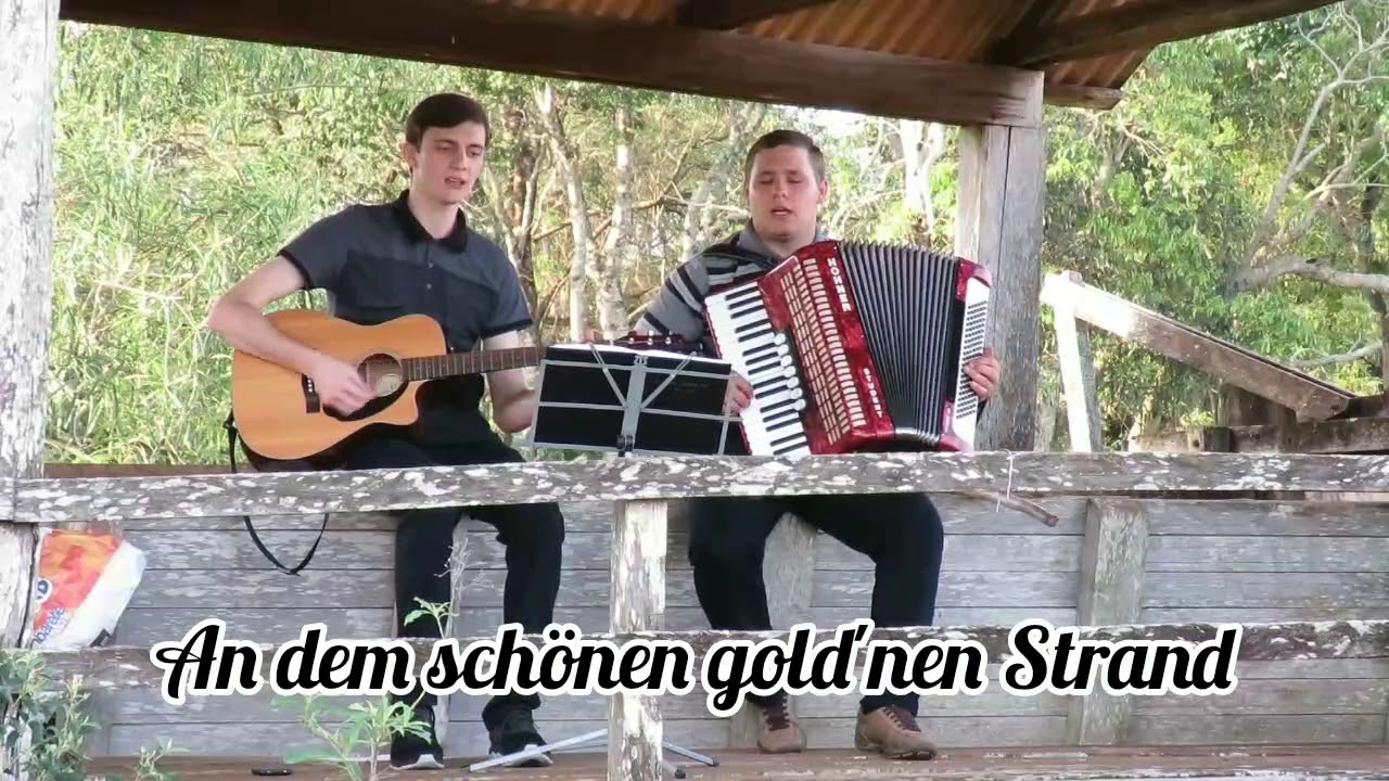An dem schönen gold'nen Strand