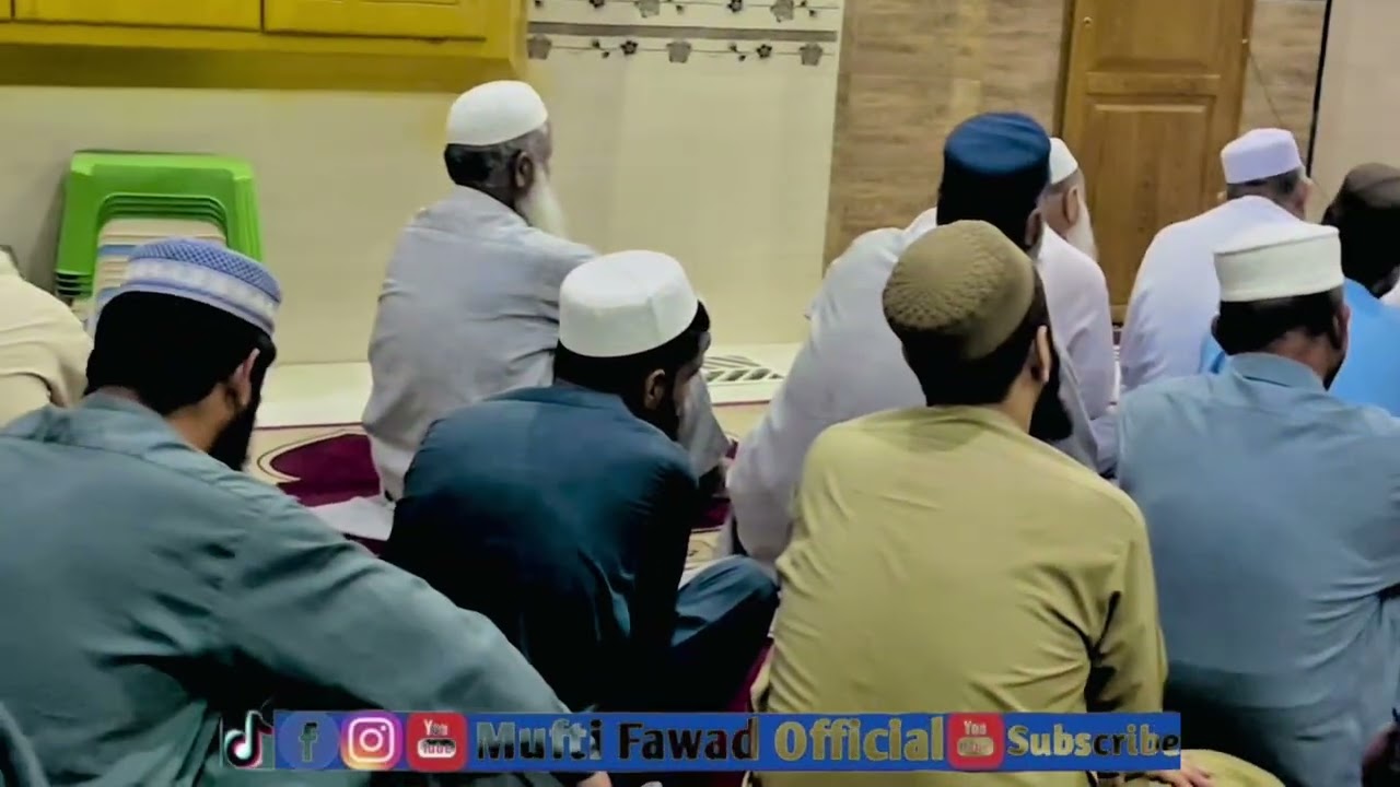 مسجد التقوی افتیزئی پشاور میں تراویح میں ختم القرآن الکریم کے موقع پر 