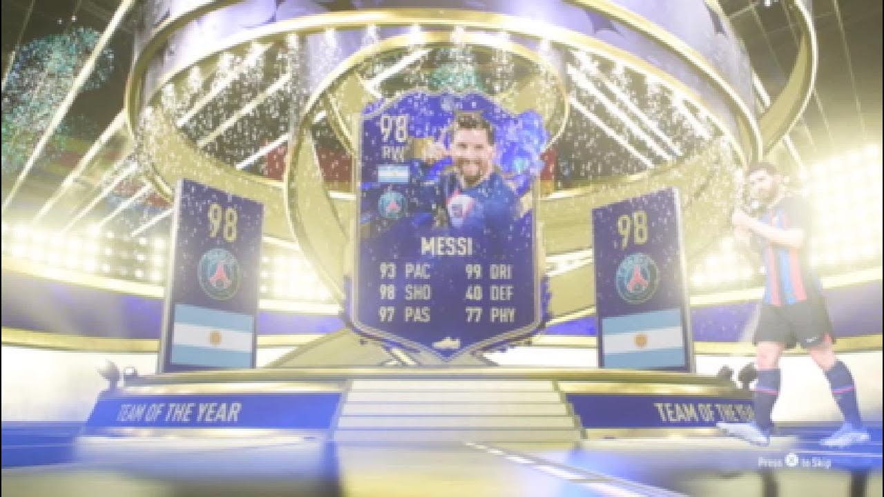 Packing Toty Messi!!!!! Fifa 23 ultimate team road to 300 subs