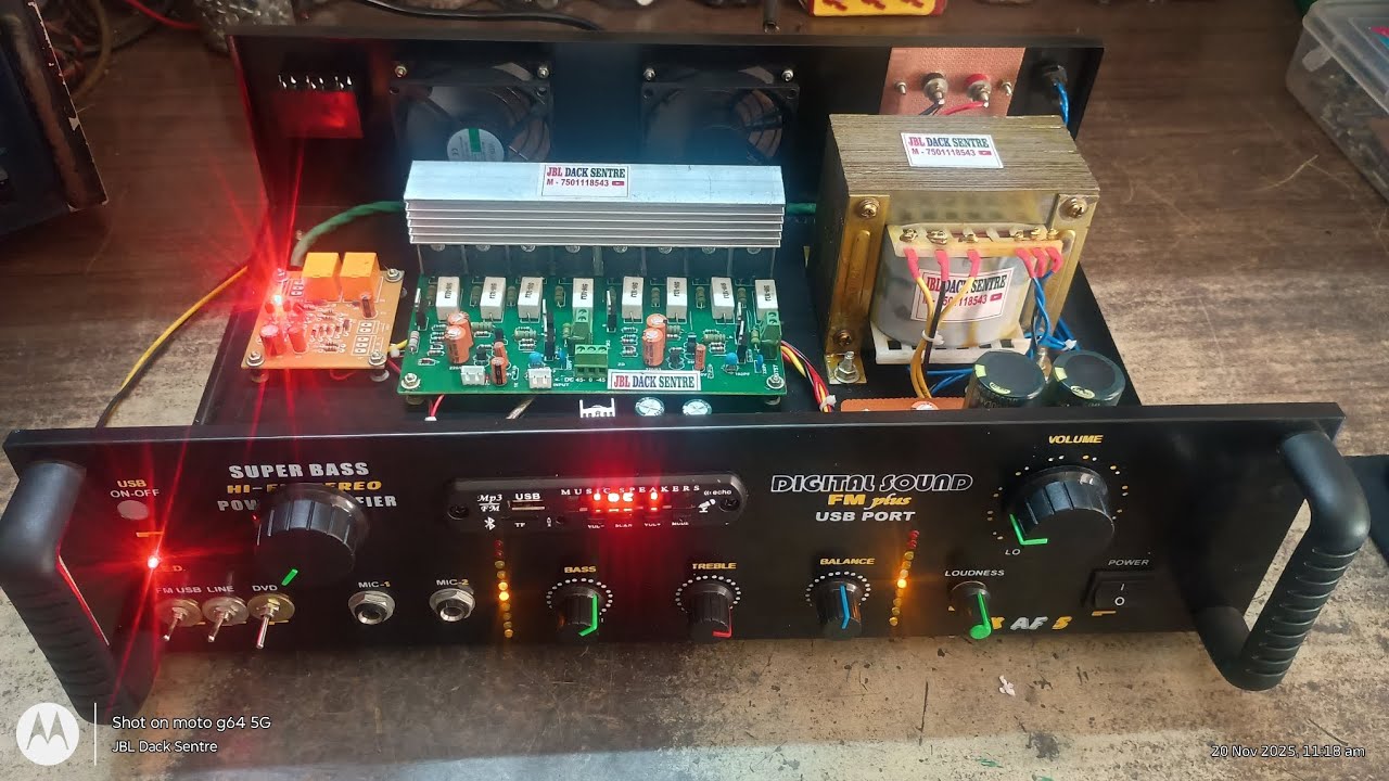 Rajasthan delivery 200+200watt Home made amplifier 7501118543 contact santipur 🔥🔥🔥