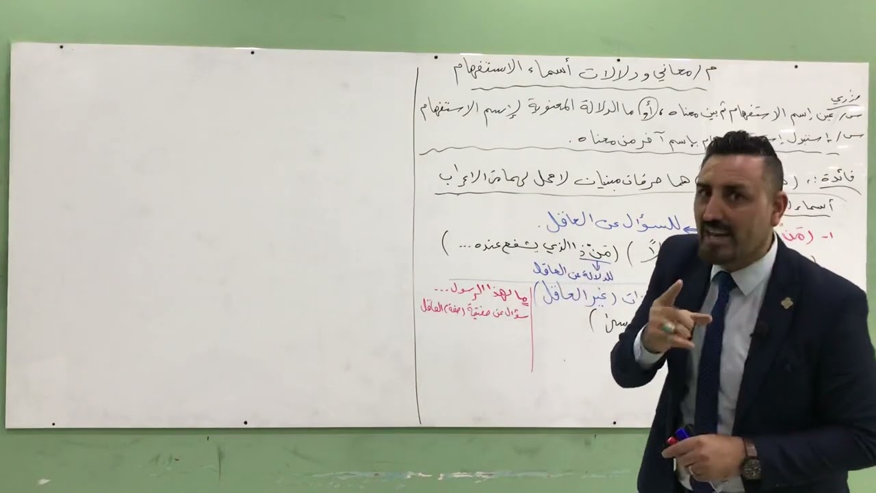 الحلقة الثالثة (3) معاني و دلالات أسماء الاستفهام .... استاد عادل ابراهيم