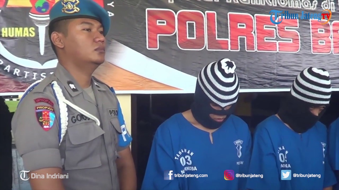 Polres Batang Gelar Kasus Narkoba di Mapolres Batang