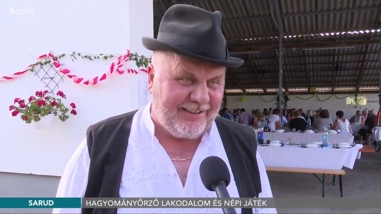 Hagyományőrző lakodalom és népi játék Sarudon - 2022.08.23.
