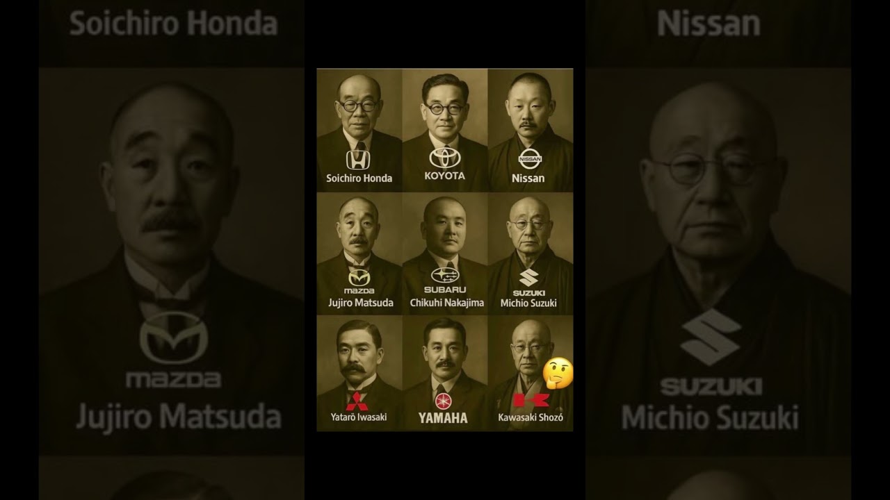 The Founders of Japan's Auto Giants