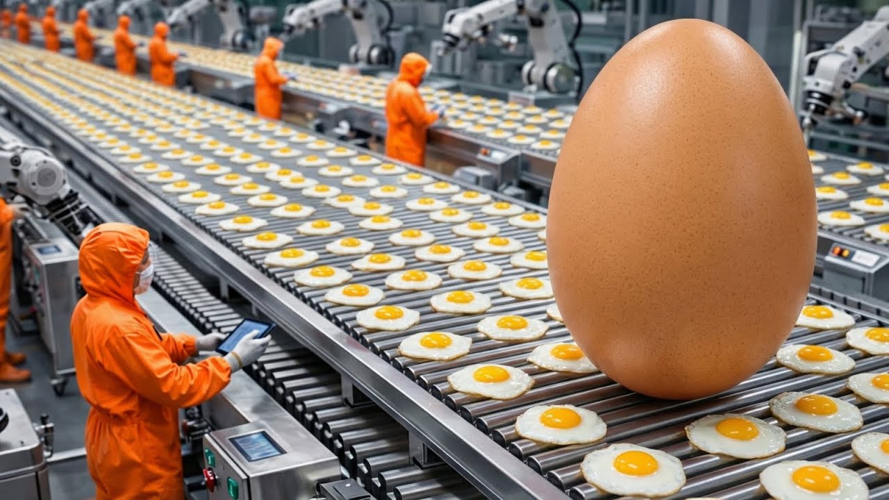 Inside a Real Egg Factory: How Eggs Are Processed at Massive Scale