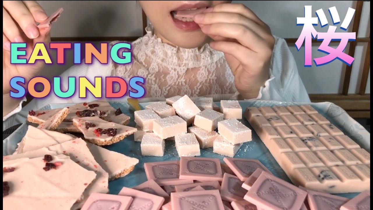 《Eating sounds/No talking》ロイズ!桜スイーツ!SAKURA SWEETS!