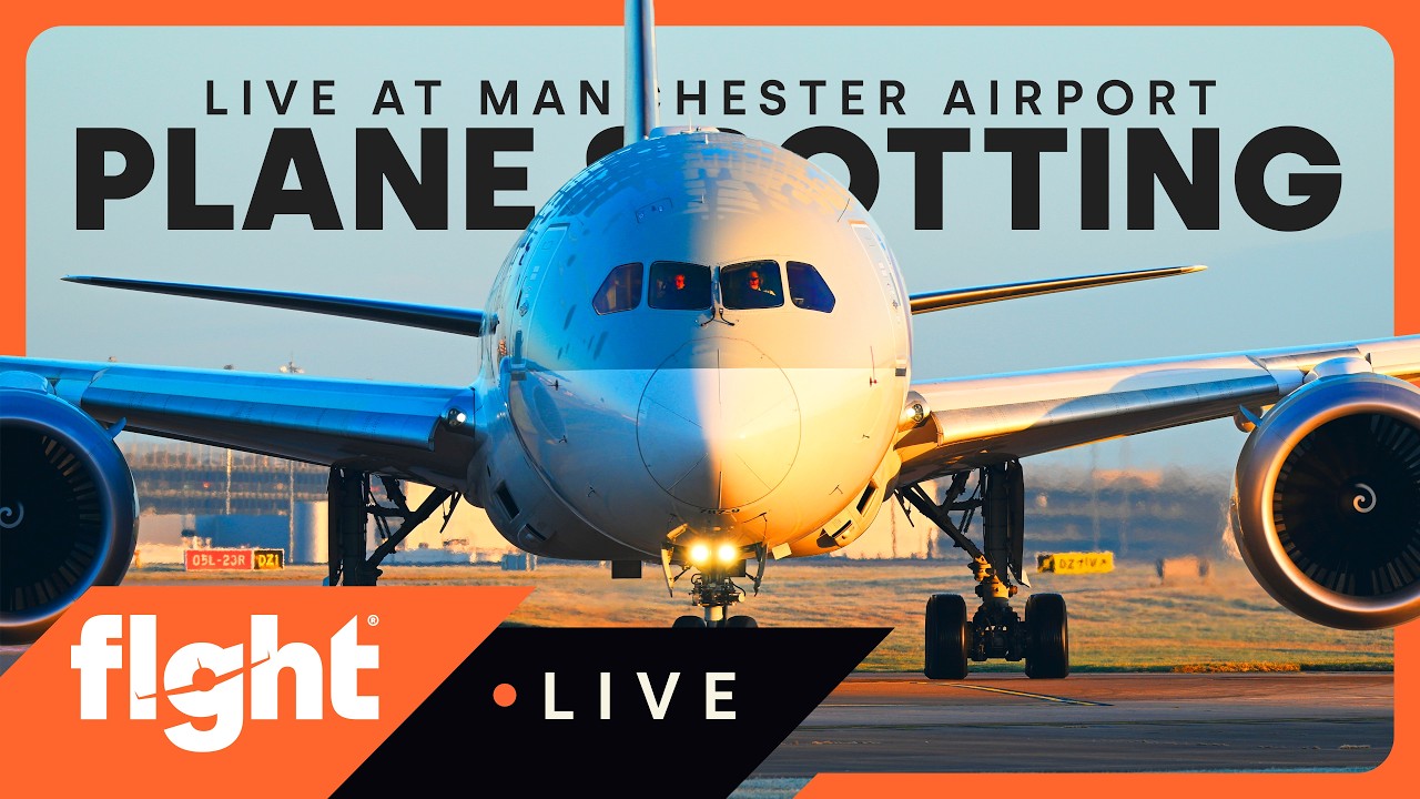 ♦️ LIVE Crosswinds at Manchester Airport Plane Spotting - 31/01/26