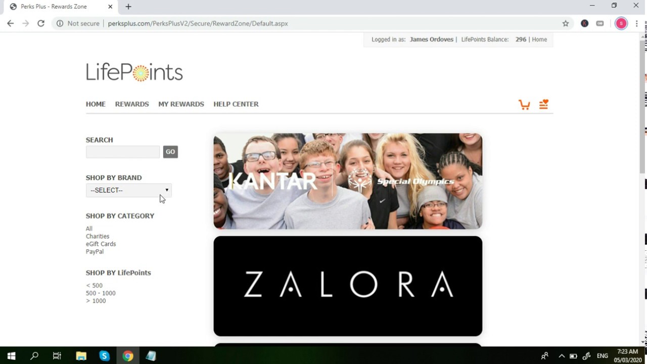 LifePoints - My Proof Of Redemption (LifePoints) [Legit Paying Online Survey App 2020]
