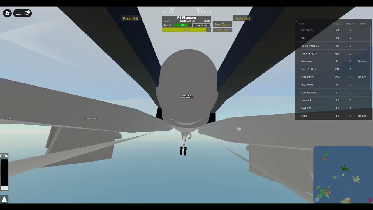 how to land the phantom f4 in ptfs