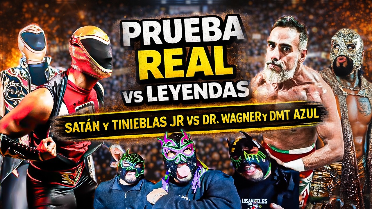 ENTRE LEYENDAS Y DINASTÍAS 🔥 Tinieblas Jr. y Satán vs Wagner y Diamante Azul | Toluca