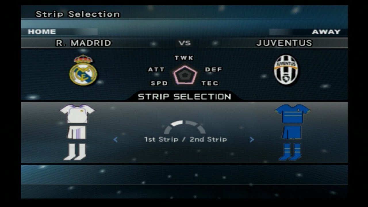 Winning Eleven Real Madrid vs Juventus to Penalties