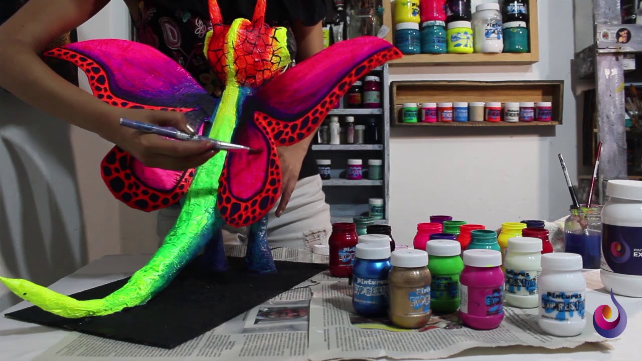 Cómo pintar un alebrije