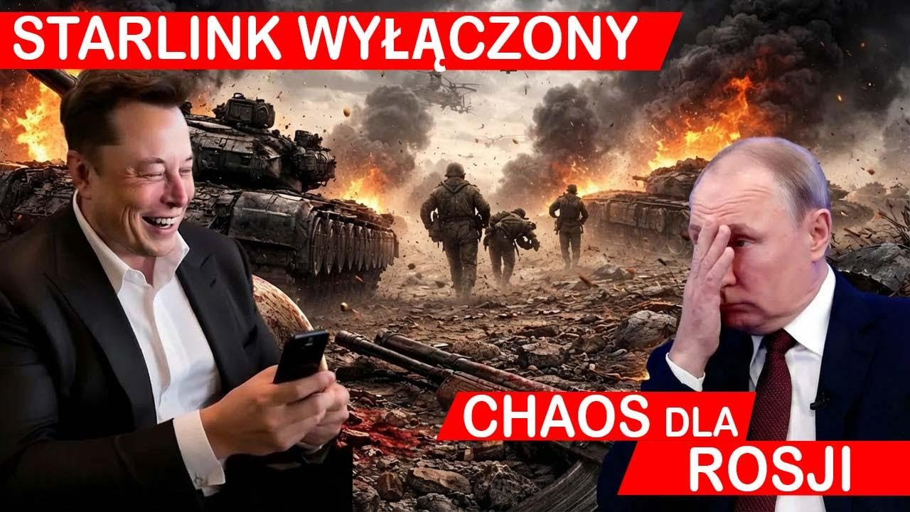 Musk odcina Rosjanom dostęp do Starlinka – wybucha chaos!