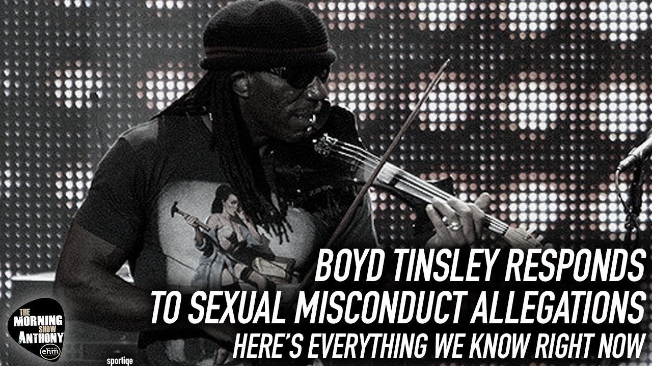 Boyd Tinsley Responds To Sexual Misconduct Allegations