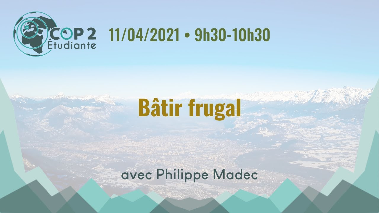 Bâtir frugal - Philippe MADEC