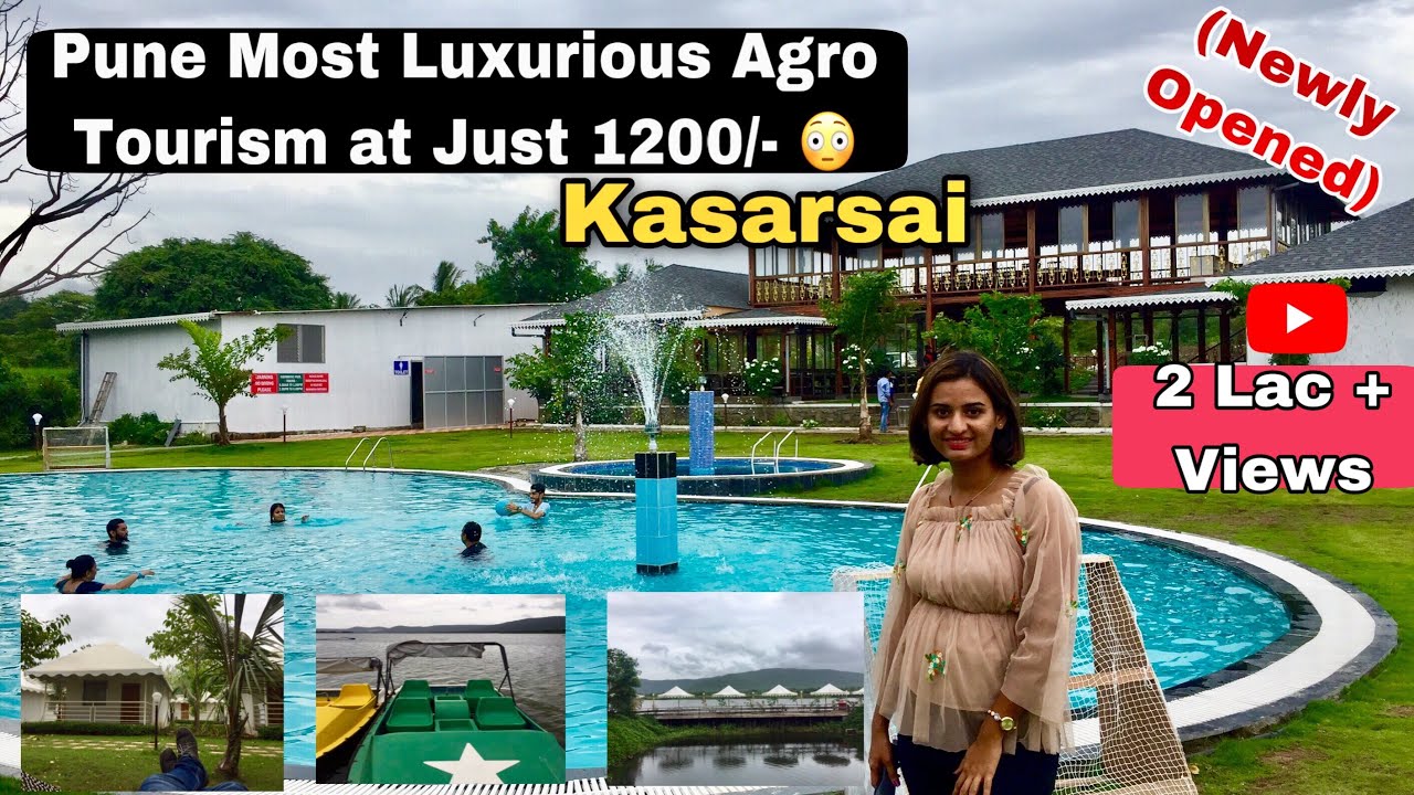 Luxurious Mauli Agro Tourism at Kasarsai for just 1200/- 😳| #kasarsaidam #pune #agrotourism