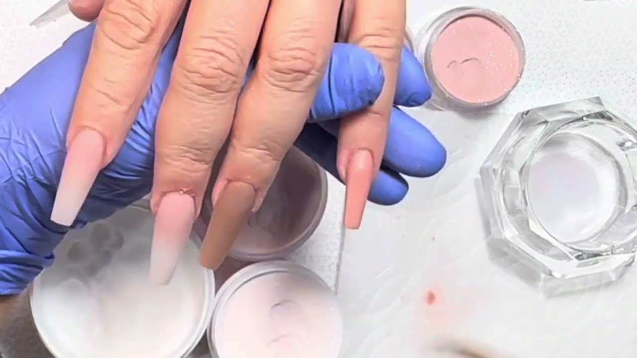 Así trabajo un set de uñas acrílicas paso a paso / Uñas / Uñas Acrílicas / Uñas Coffin