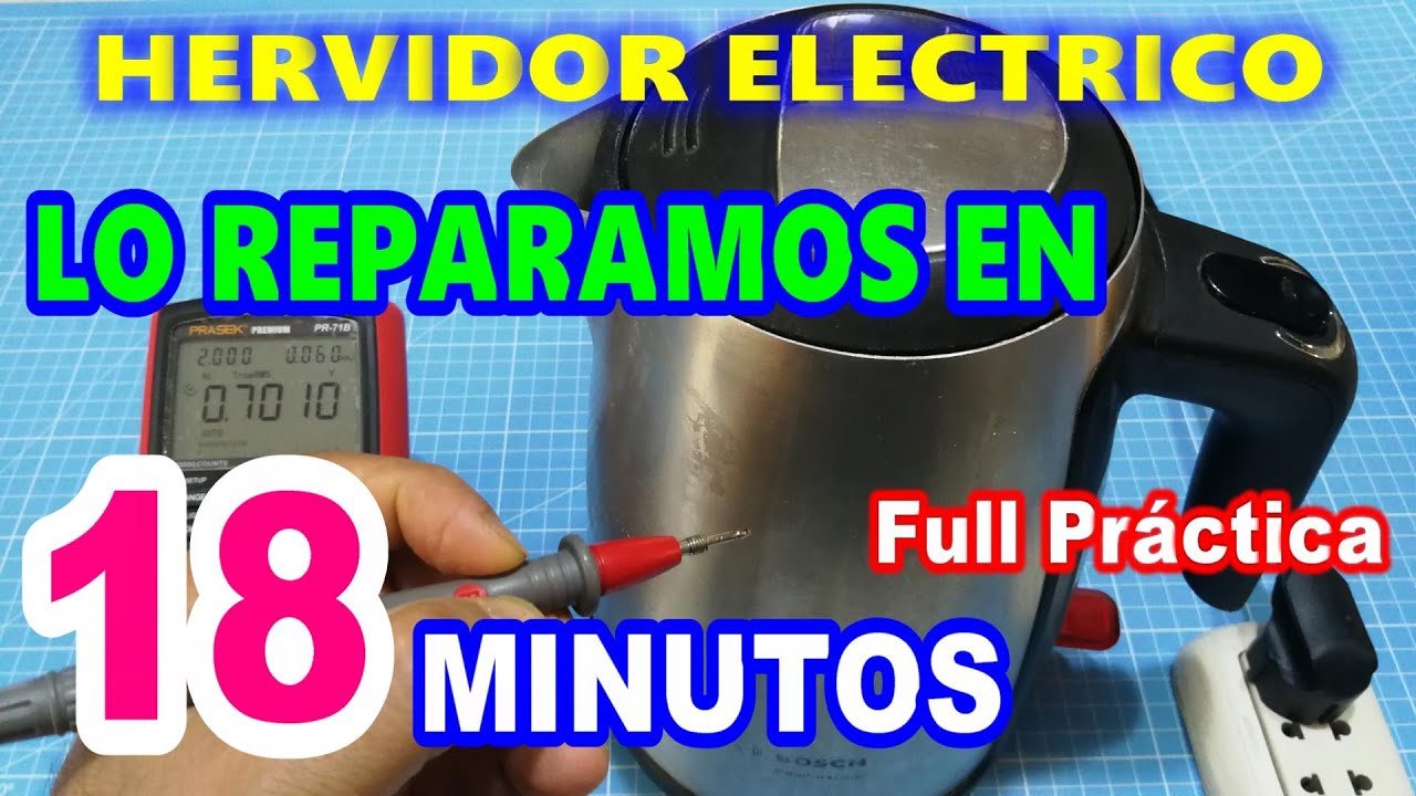 ✅ LAS MEJORES PRACTICAS USADAS EN LAS REPARACIONES /  REPARA TU PAVA ELÉCTRICA QUE  NO ENCIENDE