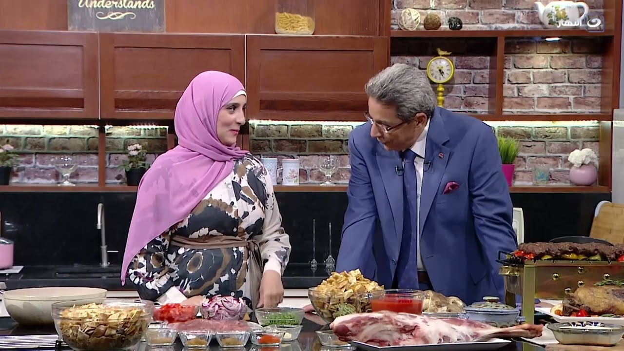 العيد يعني فتة كوارع وفتة شاورما سوري وفخدة ضاني على طريقة الشيف مروة الشافعي
