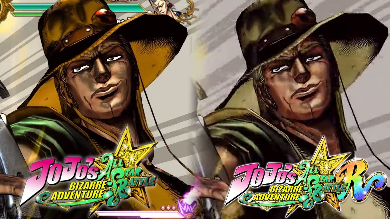 Hol Horse Visuals & Special Move Comparison - JoJo's Bizarre Adventure: All Star Battle vs ASBR